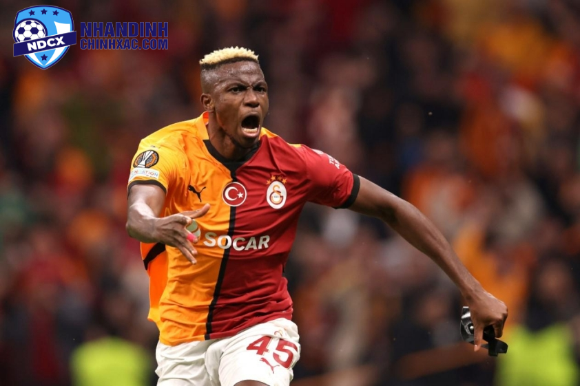 Osimhen tỏa sáng trong màu áo Galatasaray.