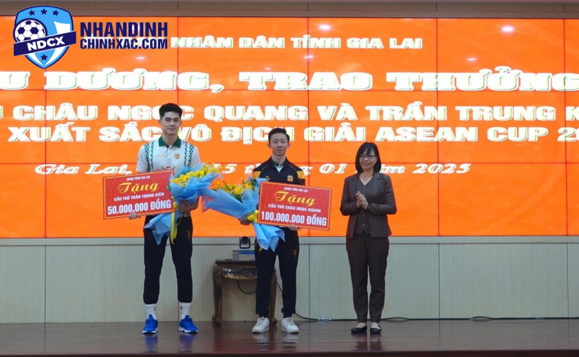 “Khai thông tin: Hai tuyển thủ Việt Nam nhận thưởng nóng vì thành tích xuất sắc tại AFF Cup 2024”