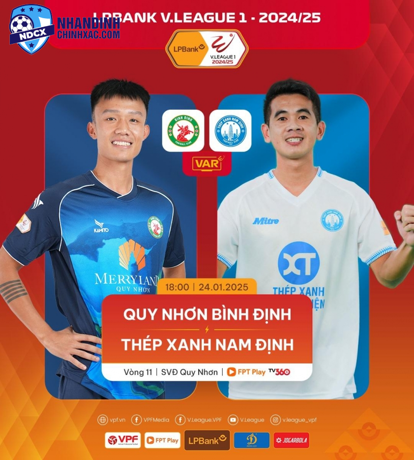 Nam Định vs Bình Định