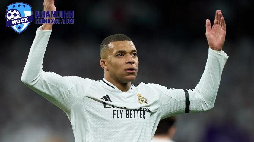 Mbappe đang dần hòa nhập với môi trường tại Real Madrid (Ảnh: Getty).