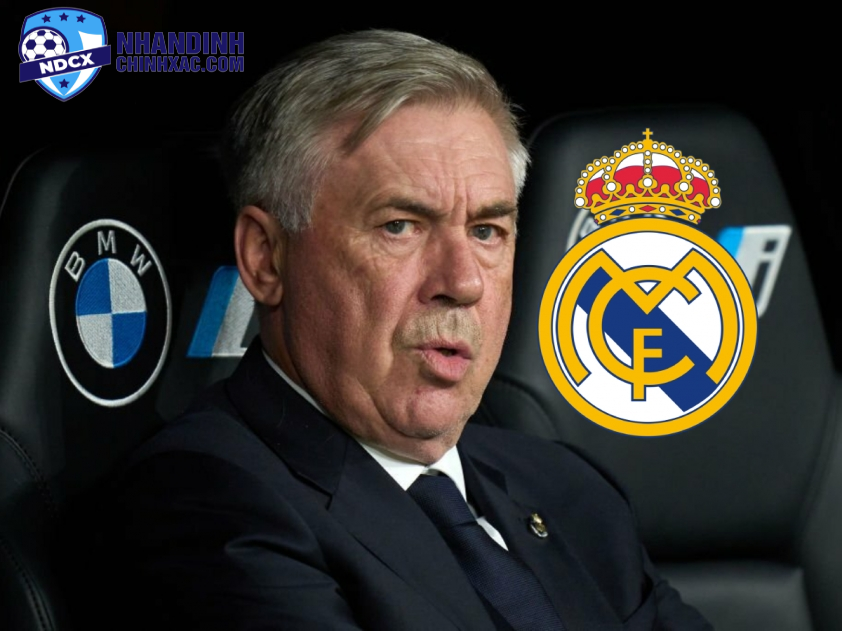 Ancelotti tỏ ra thận trọng trước trận đấu gặp Barca (Ảnh: Getty).