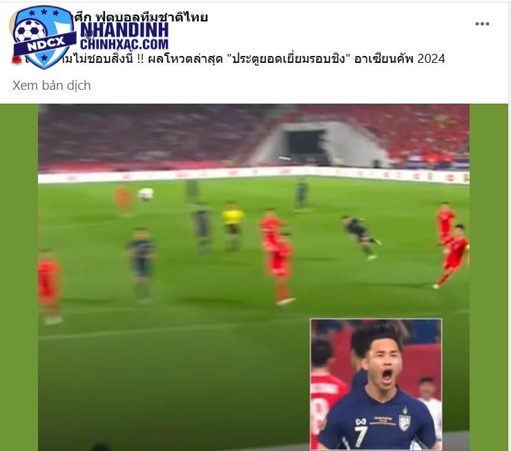 “Supachok Tỏa Sáng, Fanpage Thái Lan Phấn Khích Khi Anh Đoạt Giải Bàn Thắng Đẹp Nhất”