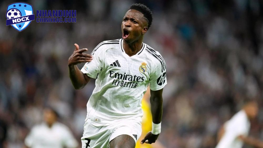 Vinicius cam kết tương lai với Real Madrid (Ảnh: Getty).